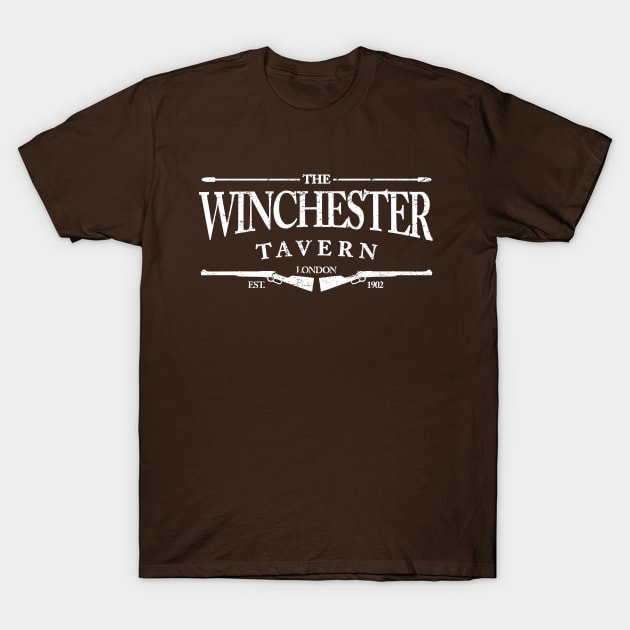 The Winchester Tavern (worn look) T-Shirt by MoviTees.com